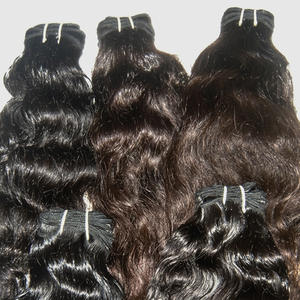 Extensions de cheveux humains indiens Remy vierges 200g, cuticules alignées, livraison directe usine, vente en gros, emballage Tamil Nadu - Product Image 1