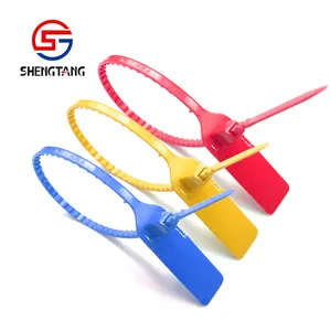 Hang Tag String Plastic Seal Tag Bullet Seal Tag Plastic Voor Kleding Container Truck Zelfsluitende Afdichting