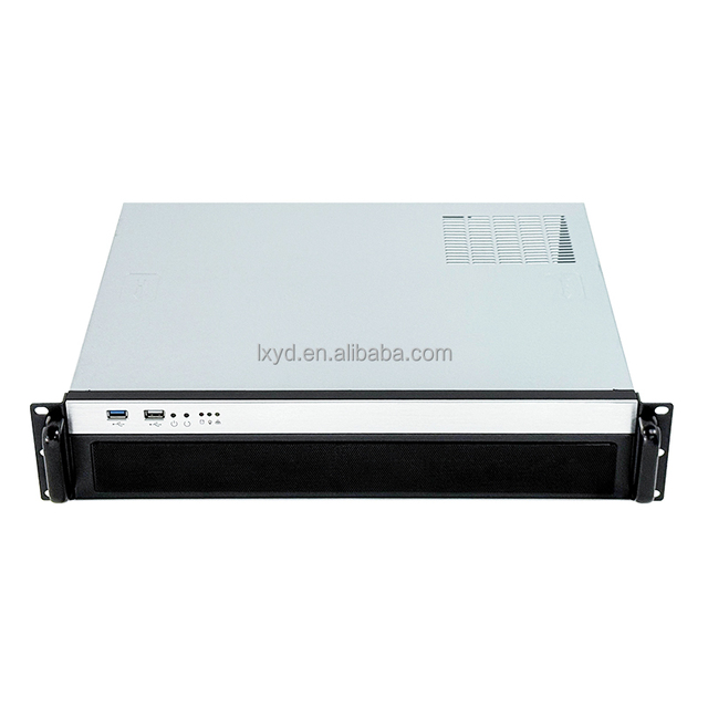 Factory Direct Sale 2U Rack Chassis MicroATX Desktop Steel & Plastic with Fan 4 PCI/PCIe Slots Custom OEM/ODM Service