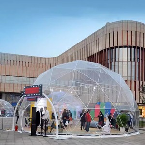 Dome <b>Tent</b> 6-8 Person Transparent Geodesic Structure Outdoor Modern Style Four Season <b>Large</b> Space Polyester Fabric Extended Type - Product Image 2