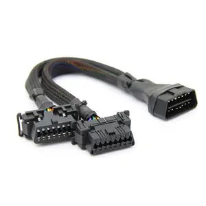 Geassembleerde J1962 Y Type Obd Kabel Man Naar Vrouw Gebruikt Voor Toyota En Hyundai Auto Obd Diagnostische Hulpmiddelen ST-SOC-405