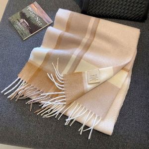 New Australian Pure Wool Scarf Vintage British Style Warm <b>Shawl</b> for Women in Stock - Product Image 2