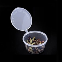 Groothandel 1/1.5/2/3/3.5/4/4.5/5 Oz Mini Afhaalrestaurant Wegwerp Plastic Helder Lekvrij Deksel Jelly Cup Sauce Cup