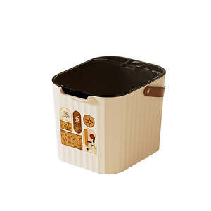 Cubo para té de plástico con tapa, separación de húmedo y seco, para juego de té, uso doméstico - Product Image 5