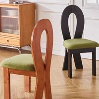 Chaise ergonomique en bois massif avec dossier, design moderne, pour salle à manger, dressing, négociation, loisirs, empilable, usage domestique et scolaire L068