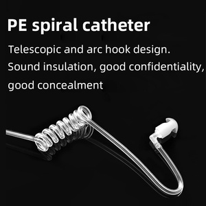 Tai nghe ống âm màu trắng, loại K, dành cho máy bộ đàm Kenwood <span class=keywords><strong>Baofeng</strong></span> UV-5R H777 - Product Image 4