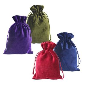 Customized Logo <b>Cheap</b> Soft Velvet Gift Bags 5.1x7.8 Inch Velvet Drawstring Pouches for Tarot Rune Jewelry <b>Ring</b> - Product Image 1