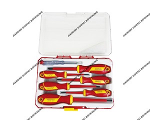 Juego de Destornilladores Aislados de Acero Crv de Alta Calidad All Star, 6 Piezas, Acabado Negro VDE - Product Image 3