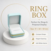 Boîte à bijoux de luxe en cuir PU, personnalisable avec logo, pour bracelets longs, bagues, boucles d'oreilles et colliers – Emballage cadeau pour bijoux