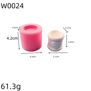 Moldes de silicona hechos a mano Kingnoo para herramientas de repostería, adornos decorativos estilo DIY, molde para candelabros W0024 - Product Image 5