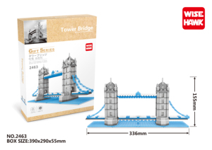 현명한 호크 제조 업체 플라스틱 마이크로 빌딩 블록 연결 아키텍처 장난감 미니 블록 - Product Image 3