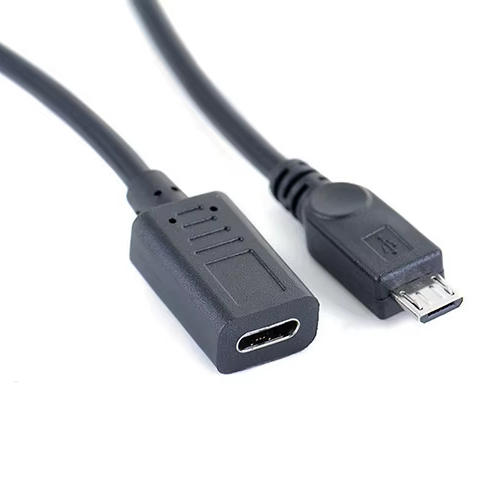 USB Type-C Female to Micro USB Male Data Charging Adapter Cable for Smartphones Tablets Android Devices