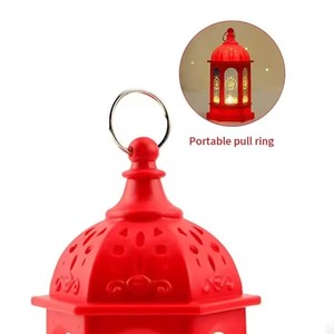 Lámpara de viento retro europea minimalista marroquí, candelabro de castillo, lámpara decorativa pastoral, adorno de jaula de pájaros, portavelas. - Product Image 5