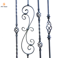Meilleur prix 1/2 "creux fer panier Knuckle balustres tige fer broches pour escaliers intérieurs