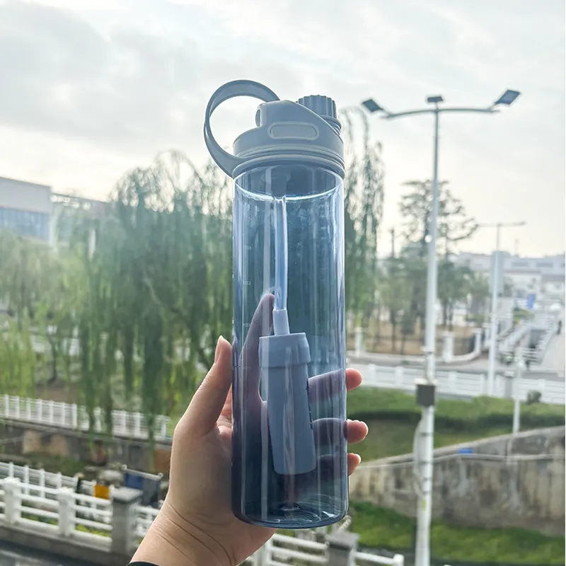 SOUDRON卸売屋外水フィルターボトル700mlスポーツフィルター浄水器水ボトル
