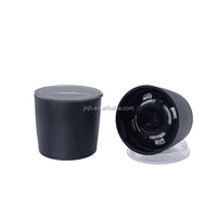 Bouteille de moulin à épices jetable en plastique de 340 ml, noir, avec couvercle de broyage en PC, moulin à sel rose de l'Himalaya, moulin à poivre