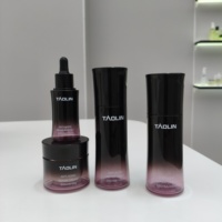 Ensemble de soins de la peau avec pot hydratant éclaircissant en PETG, emballage 30ml 100ml, lotions, crèmes, huiles essentielles, sérums OEM PET