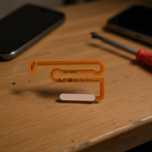 Cavo flessibile per lettore di impronte digitali Samsung per Galaxy A13 4G A135, parte di ricambio arancione - Product Image 3