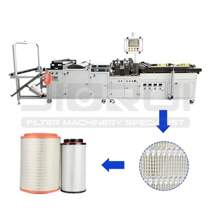 Nouvelle machine à plier le papier filtre à air haute performance pour camions et engins de construction, avec moteur PLC, capacité de <span class=keywords><strong>production</strong></span> de 2 pièces/min - Product Image 2