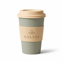 Gobelets en papier écologiques à double paroi avec couvercles, logo en feuille d'or pour boissons chaudes, café, thé, café à emporter, vente en gros