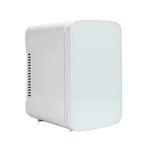 CE EMC ROHS taşınabilir 8L ev Mini buzdolabı AC 220V otel elektrikli küçük kompakt mini araba buzdolabı
