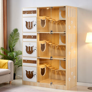 Cage pour chat fantaisie, grand espace, cage en bois pour chat et chien, <span class=keywords><strong>cages</strong></span> commerciales pour animaux de compagnie, <span class=keywords><strong>cages</strong></span> pour chat - Product Image 5