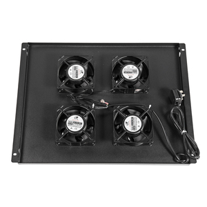 Vassoio portaventole da 19 pollici 1U per armadi <span class=keywords><strong>rack</strong></span>, con 4 ventole, per <span class=keywords><strong>unit</strong></span>à di raffreddamento a montaggio su <span class=keywords><strong>rack</strong></span> - Product Image 4