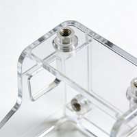 Kunshan OEM, tournage de précision CNC, pièces en acrylique transparentes personnalisées, mini-tournage et service de fabrication en Chine, service CNC en acrylique
