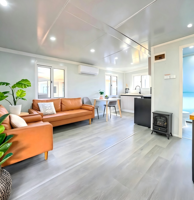 Maisons préfabriquées de luxe extensibles de 20 et 40 pieds, conteneurs habitables préfabriqués avec 3 ou 4 chambres et salle de bain pour appartement
