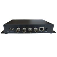 Encodeur de diffusion en direct SDI HD 4 canaux H.265 H.264 avec prise en charge RTMP SRT ONVIF, connexion NVR, diffusion de jeux, encodeur IPTV