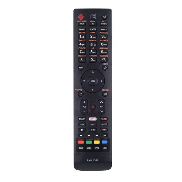 RM-L1316 TV Remote Controller Control Use for 19H405B IZUMI MYSTERY KT6957 6857 MTV-3224LT2 MTV-3227LT2 HOF50D12 OPENBOX-1253