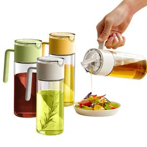 Wholesale 550ml Glass Cooking Oil Dispenser Oil and Vinegar Dispenser Glass <b>Sauce</b> Olive Oil Dispenser for Kitchen - Product Image 1