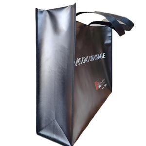 Bolsa de mano laminada ecológica de gran capacidad personalizable, bolsa de vino no tejida de PP con asa de cuerda, Exportación a <span class=keywords><strong>Suiza</strong></span> - Product Image 4