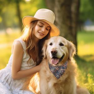 Bandanas personnalisables 100% polyester avec logo, bandanas vierges pour sublimation, bandana pour chien blanc - Product Image 6