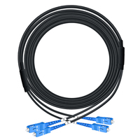 Latiguillo De Fibra Blindado FTTH OS2 SC UPC A SC UPC 10m Dúplex 2 Núcleos 9/125 Prefabricado