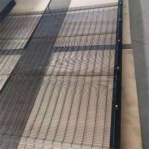 Pagar kotak berlapis serbuk 358 hitam antimemanjat panel pagar dilas keamanan tinggi 358 pagar - Product Image 3