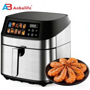 Anbolife Friteuse à air 7L avec bac à huile amovible en acier inoxydable, panneau <span class=keywords><strong>de</strong></span> commande tactile, 1800W et 8 fonctions - Product Image 3
