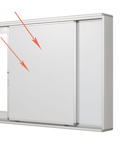 Nhà máy cung cấp trực tiếp giá rẻ giá tương tác Hợp kim nhôm bảng trắng với khóa ngang trượt bảng trắng cho lớp học - Product Image 6