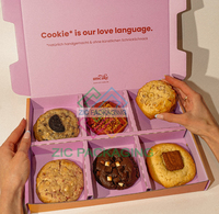 Vente en gros Emballage de beignet personnalisé avec logo Boîte à brownies mini cupcake cookie food