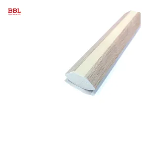 BBL聚氯乙烯木塑瓷砖踢脚板室内软加热器盖2400毫米1/4四分之一圆形聚氨酯踢脚板