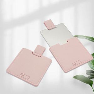 1PC Metal Ultra-<b>thin</b> Mini Makeup <b>Mirror</b> Portable Stainless Steel Compact Pocket Hand Personalized Beauty Cosmetic <b>Mirrors</b> Gift - Product Image 3