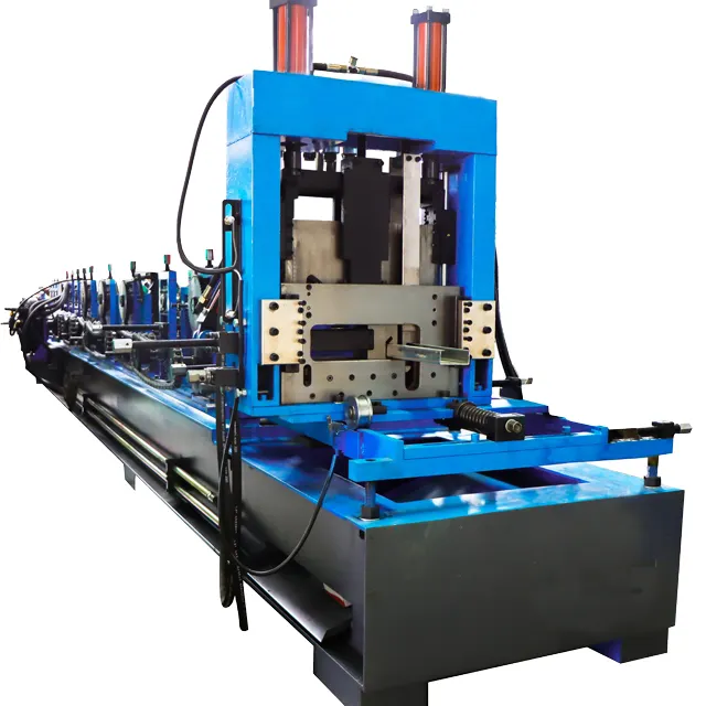 Adjustable Steel Structure Frame CNC Channel Color Steel Cz Purlin Machine Roll Forming