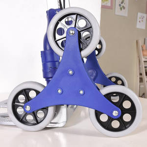 รถเข็นพับมือปีนบันไดรถเข็นรถเข็นช้อปปิ้ง - Product Image 2