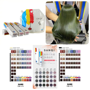 Tinte Capilar Profesional a Base de Plantas Naturales, <span class=keywords><strong>Color</strong></span> Negro Permanente, Crema con Carta de Colores - Product Image 5