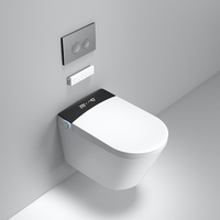 Toilet Pintar Gantung Dinding OEM dengan Bidet Cistern Tersembunyi untuk Kamar Mandi Apartemen