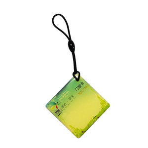 In offset PVC + Epoxy RFID thẻ chìa khóa tùy chỉnh RFID động vật xe buýt thẻ Keychain - Product Image 1