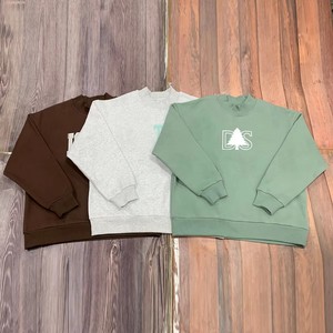 Sudadera con capucha de felpa francesa cepillada 100% algodón para mujer, estilo urbano, oversize, con bordado y cuello simulado, al por mayor - Product Image 2