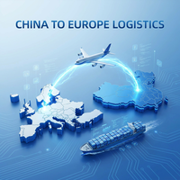 Expédition porte-à-porte Chine-Europe LCL + fret express pour articles surdimensionnés, transit en 45-50 jours, livraison express avec assurance