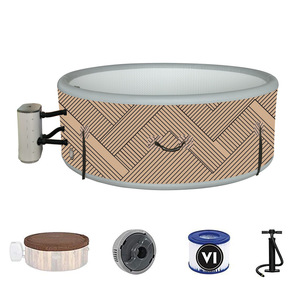 Massage extérieur Bulle <span class=keywords><strong>Gonflable</strong></span> Whirlpool Baignoire Portable Duralble <span class=keywords><strong>Spa</strong></span> Hot Tub - Product Image 2