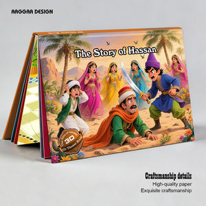 Libros de <span class=keywords><strong>Cuentos</strong></span> Educativos Personalizados <span class=keywords><strong>para</strong></span> Niños, Libros de Cartón con Diseño 3D, Libros de <span class=keywords><strong>Cuentos</strong></span> <span class=keywords><strong>para</strong></span> Dormir, Juguetes Impresos e Interesantes - Product Image 1